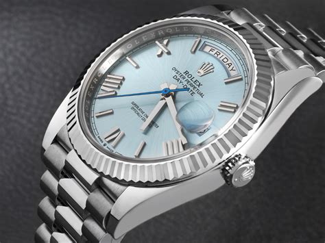 Rolex Day-Date fluted bezel